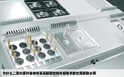 为什么二氧化碳对身体有害而碳酸饮料中却有并能饮用碳酸水呢