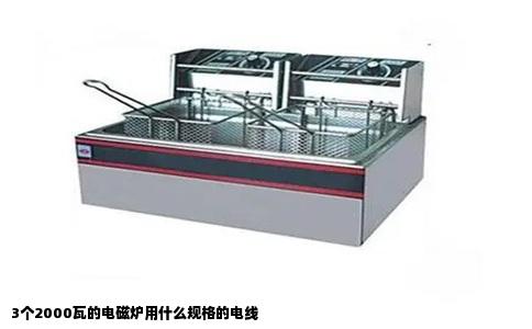 3个2000瓦的电磁炉用什么规格的电线