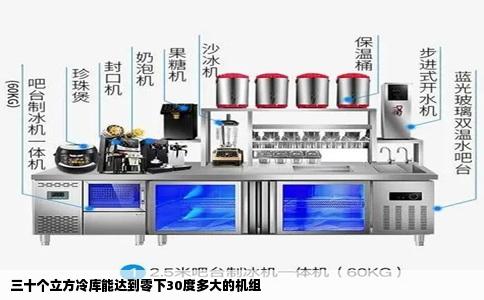 三十个立方冷库能达到零下30度多大的机组