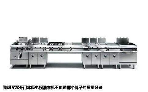 我想买双开门冰箱电视洗衣机不知道那个牌子的质量好些