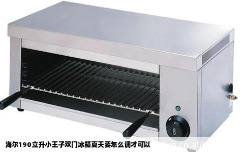 海尔190立升小王子双门冰箱夏天要怎么调才可以