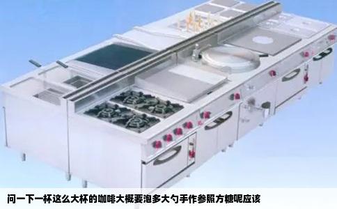 问一下一杯这么大杯的咖啡大概要泡多大勺手作参照方糖呢应该