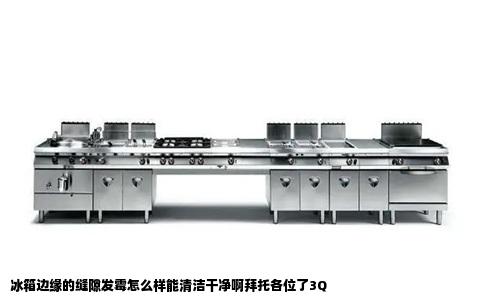 冰箱边缘的缝隙发霉怎么样能清洁干净啊拜托各位了3Q