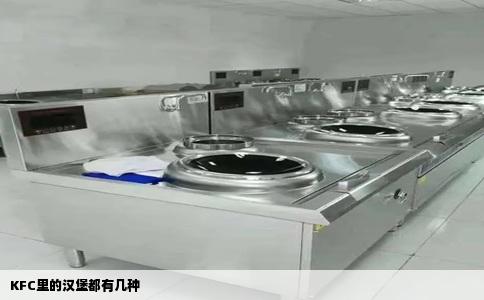 KFC里的汉堡都有几种