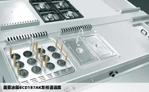 美菱冰箱BCD187AK怎样调温度