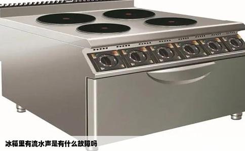 冰箱里有流水声是有什么故障吗