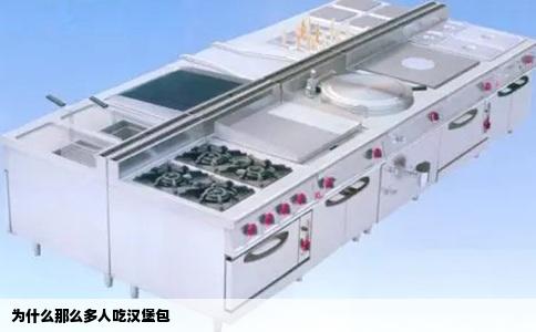 为什么那么多人吃汉堡包