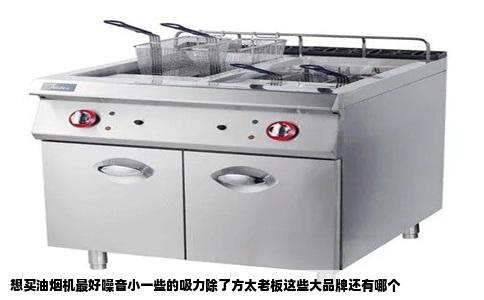 想买油烟机最好噪音小一些的吸力除了方太老板这些大品牌还有哪个