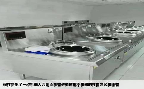 现在新出了一种机器人刀削面机有谁知道那个机器的性能怎么样哪有