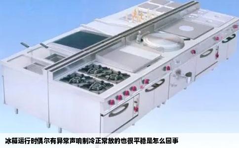 冰箱运行时偶尔有异常声响制冷正常放的也很平稳是怎么回事