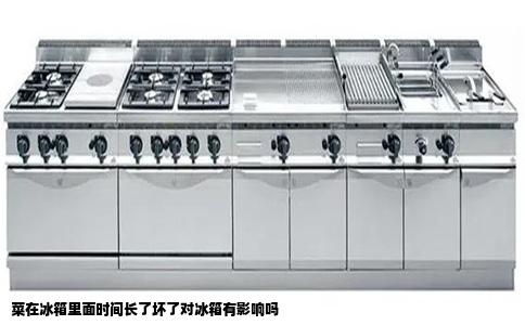 菜在冰箱里面时间长了坏了对冰箱有影响吗