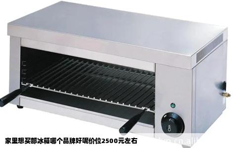 家里想买部冰箱哪个品牌好呢价位2500元左右