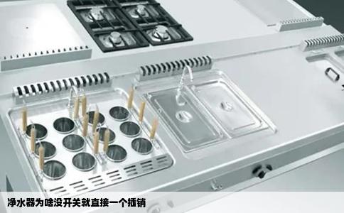 净水器为啥没开关就直接一个插销