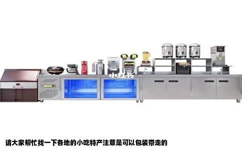 请大家帮忙找一下各地的小吃特产注意是可以包装带走的