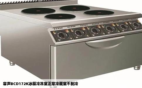 容声BCD172K冰箱冷冻室正常冷藏室不制冷