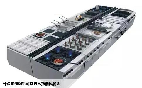 什么抽油烟机可以自己拆洗风轮呢