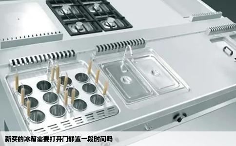 新买的冰箱需要打开门静置一段时间吗