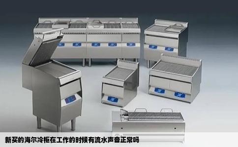 新买的海尔冷柜在工作的时候有流水声音正常吗
